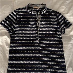 Navy Tory Burch Polo Sz Small